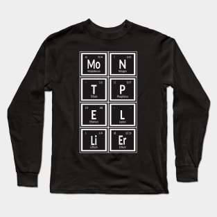 Montpellier City | Periodic Table of Elements Long Sleeve T-Shirt